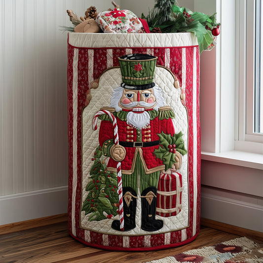 The Nutcracker Spirit Quilted Laundry Basket Tote 4845