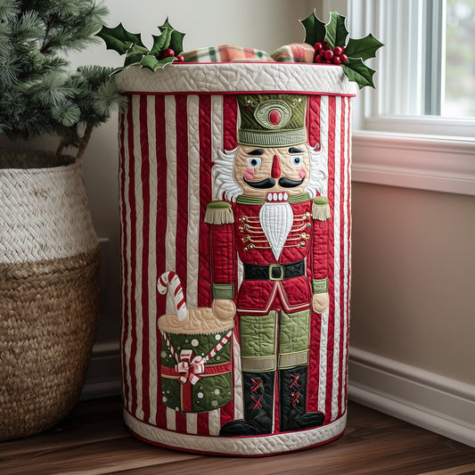 The Nutcracker Spirit Quilted Laundry Basket Tote 4846