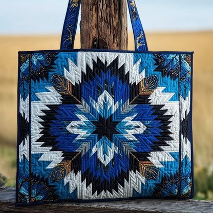 The Blue Star Quilted Tote