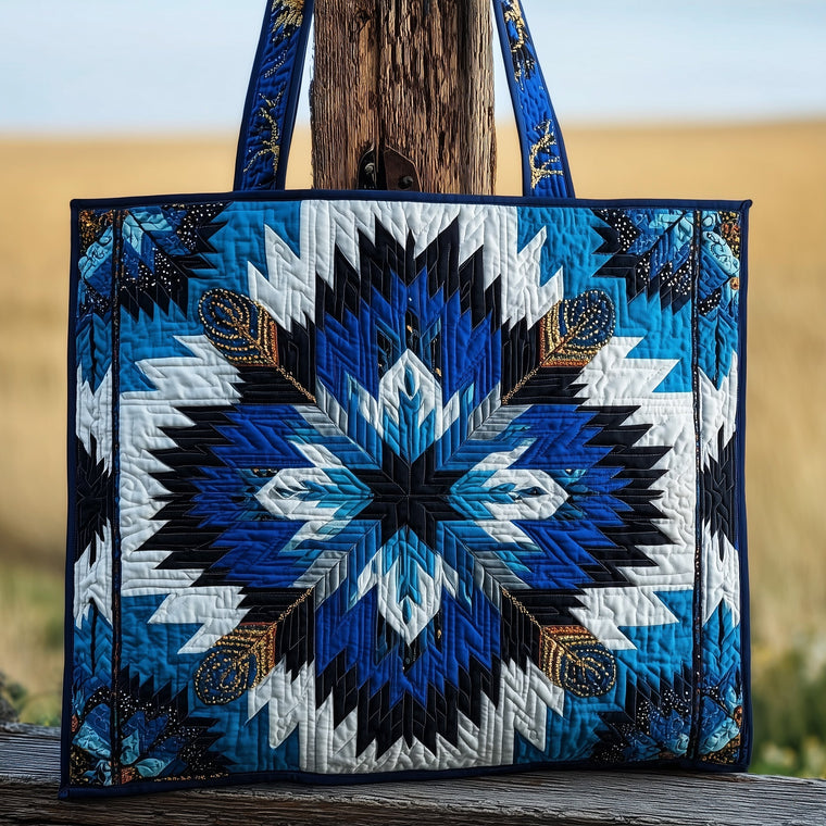 The Blue Star Quilted Tote