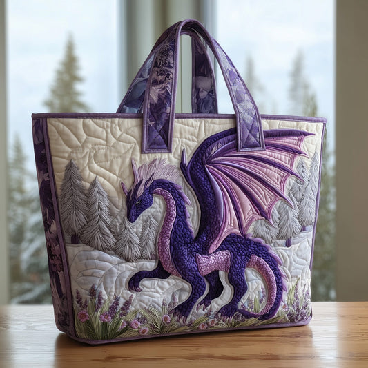 Everyday Purple Dragon Tote Bag
