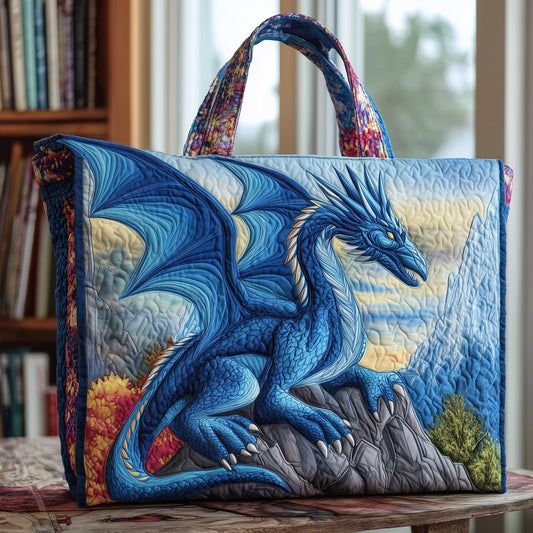 Blue Dragon Artwork Tote Bag