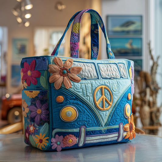 The Peace Van Quilted Tote