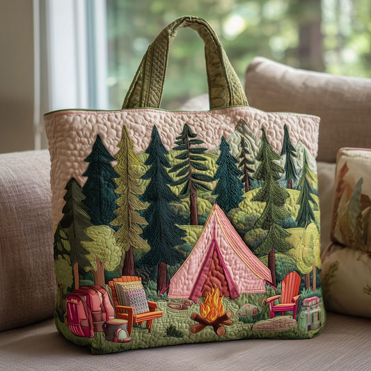 The Forest Retreat Quilted Tote