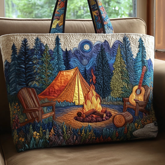 The Forest Camp Quilted Tote