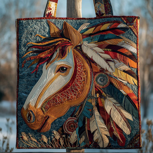 Everyday Galloping Spirit Quilted Tote