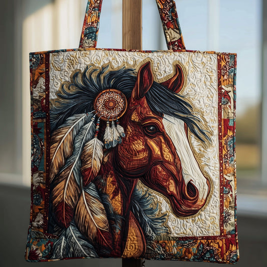 The Galloping Spirit Quilted Tote 0155