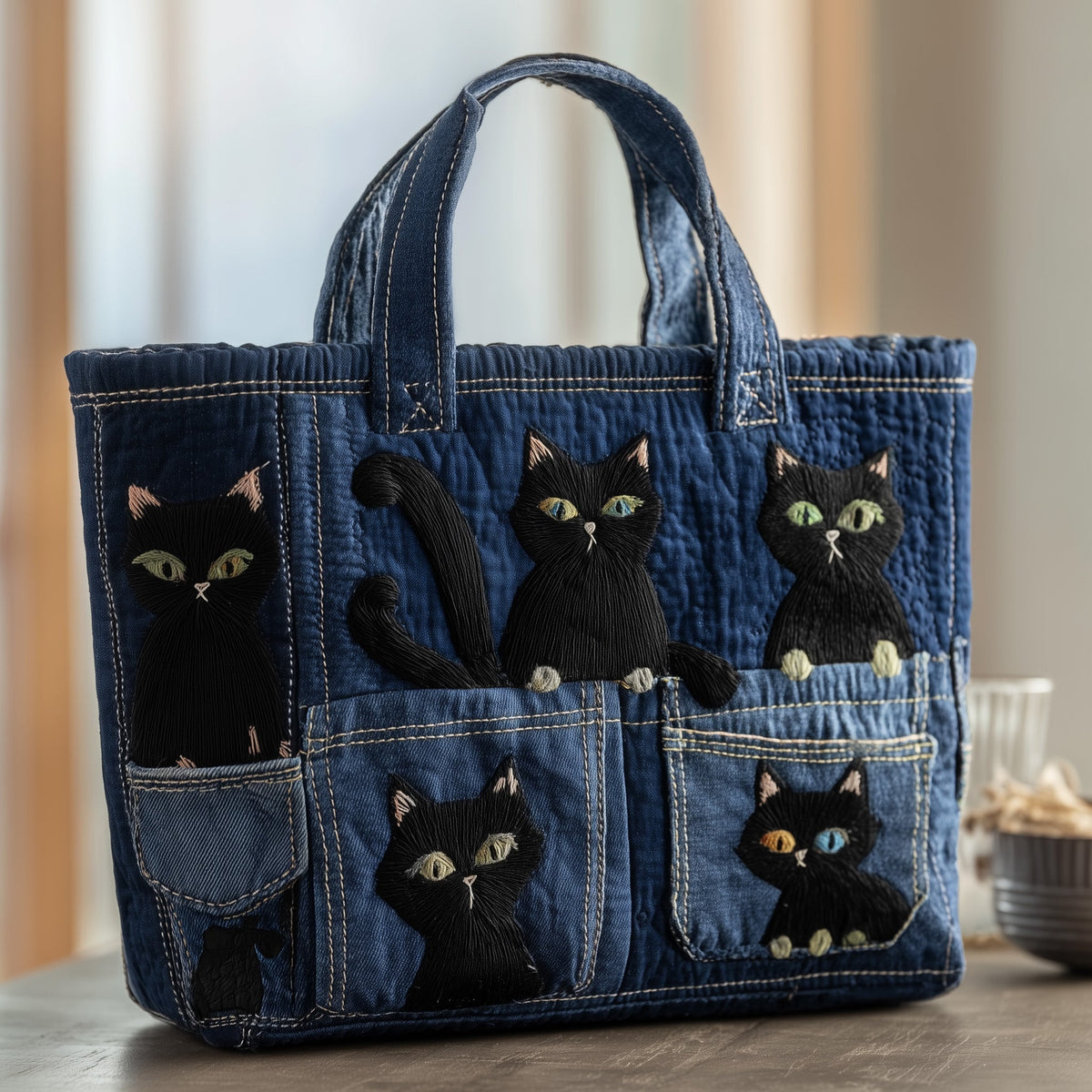 The Whimsical Cat Tote Bag