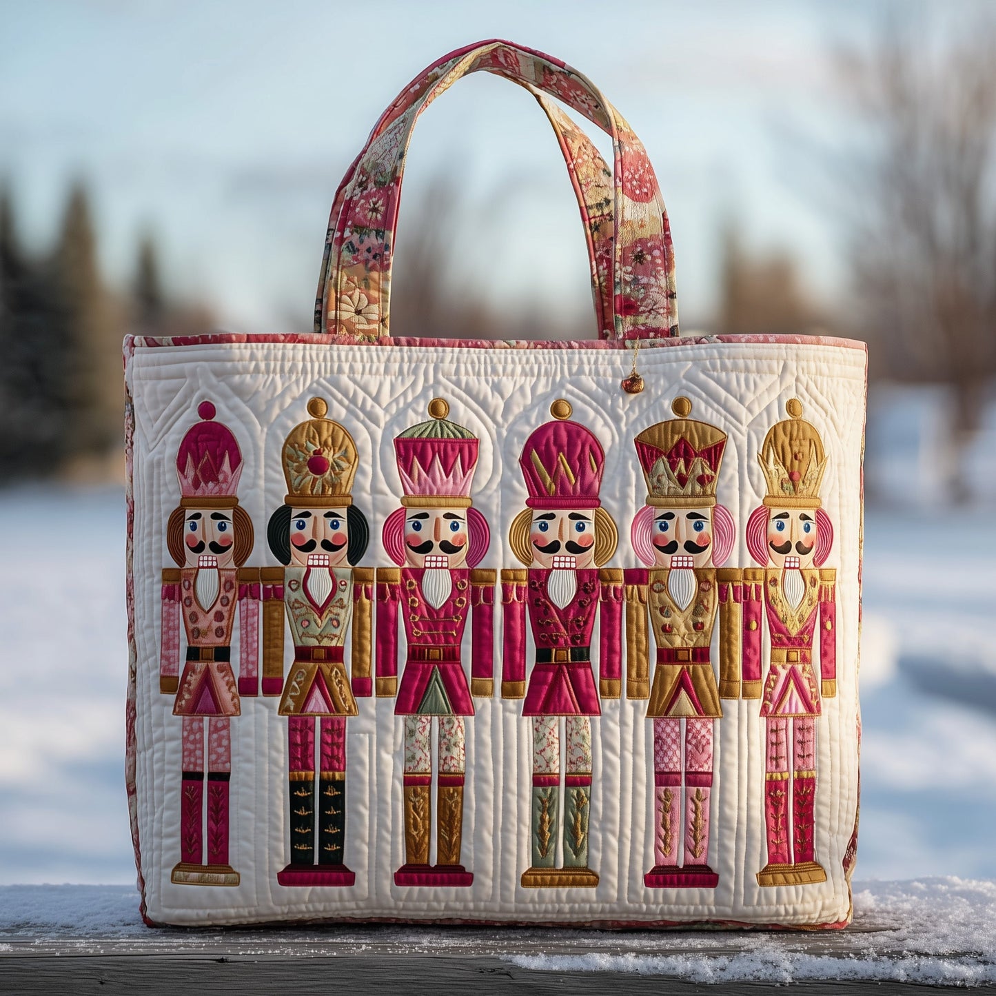 The Nutcracker Holiday Quilted Tote 0281