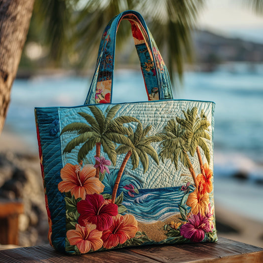 The Tropical Paradise Quilted Tote