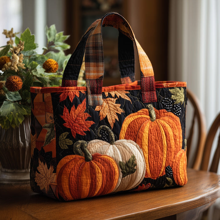 Everyday Autumn Glow Quilted Tote