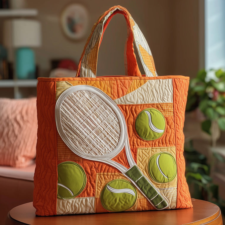 Everyday Tennis Quilted Tote Bag