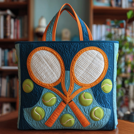 The Tennis Rally Quilted Tote