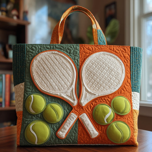 The Tennis Charm Quilted Tote 0670