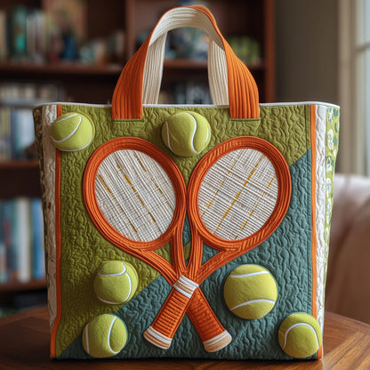 The Tennis Charm Quilted Tote 0671