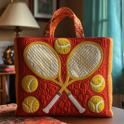 The Tennis Charm Quilted Tote 0672