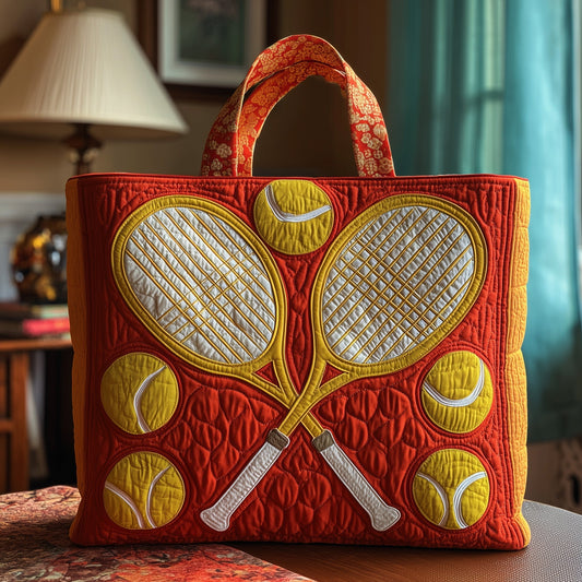 The Tennis Charm Quilted Tote 0672