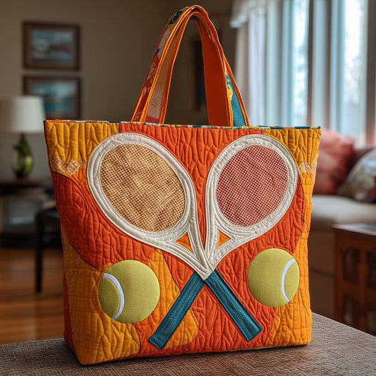 The Tennis Match Quilted Tote 0674
