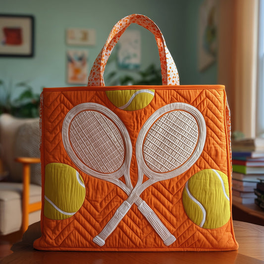 The Tennis Charm Quilted Tote 0675