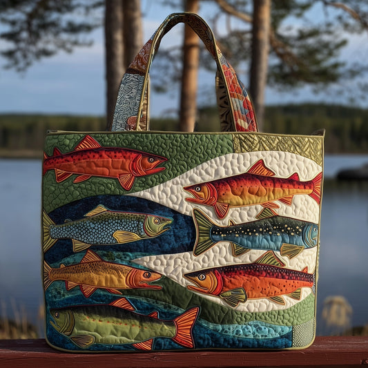 Everyday Fish Quilted Tote Bag