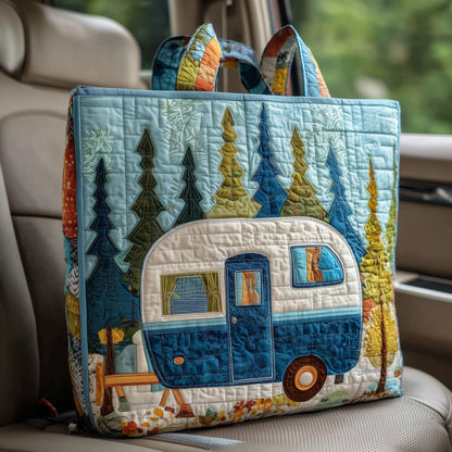 The Vintage Camper Quilted Tote