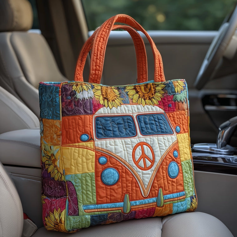 Everyday Camping Quilted Tote Bag