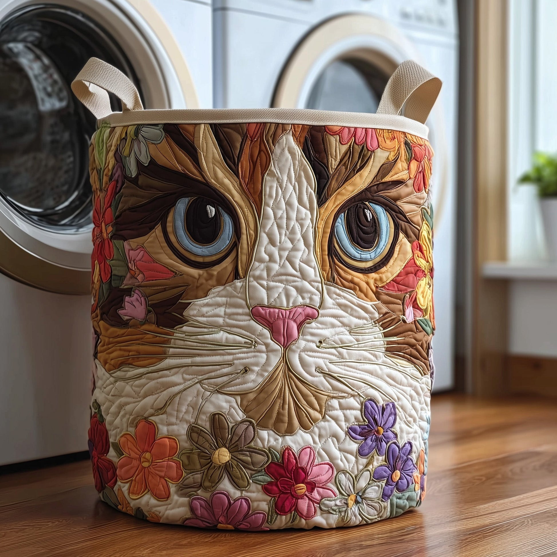 Everyday Laundry Basket Quilted Tote