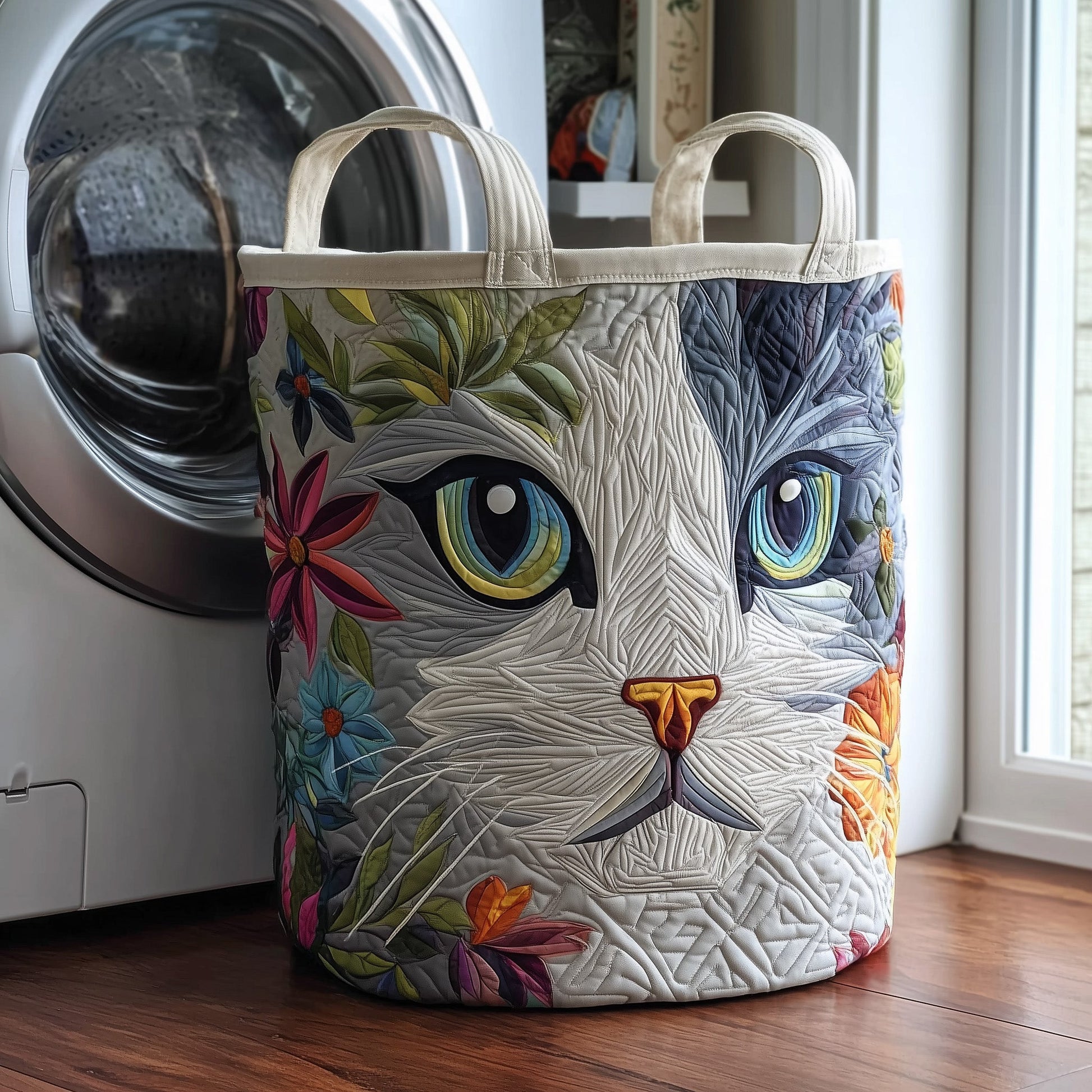 Everyday Laundry Basket Quilted Tote