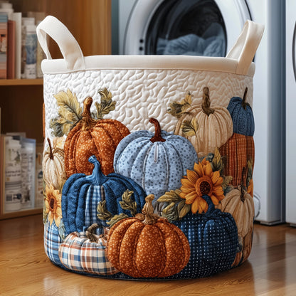 Pumpkin Patch Laundry Quilted Tote