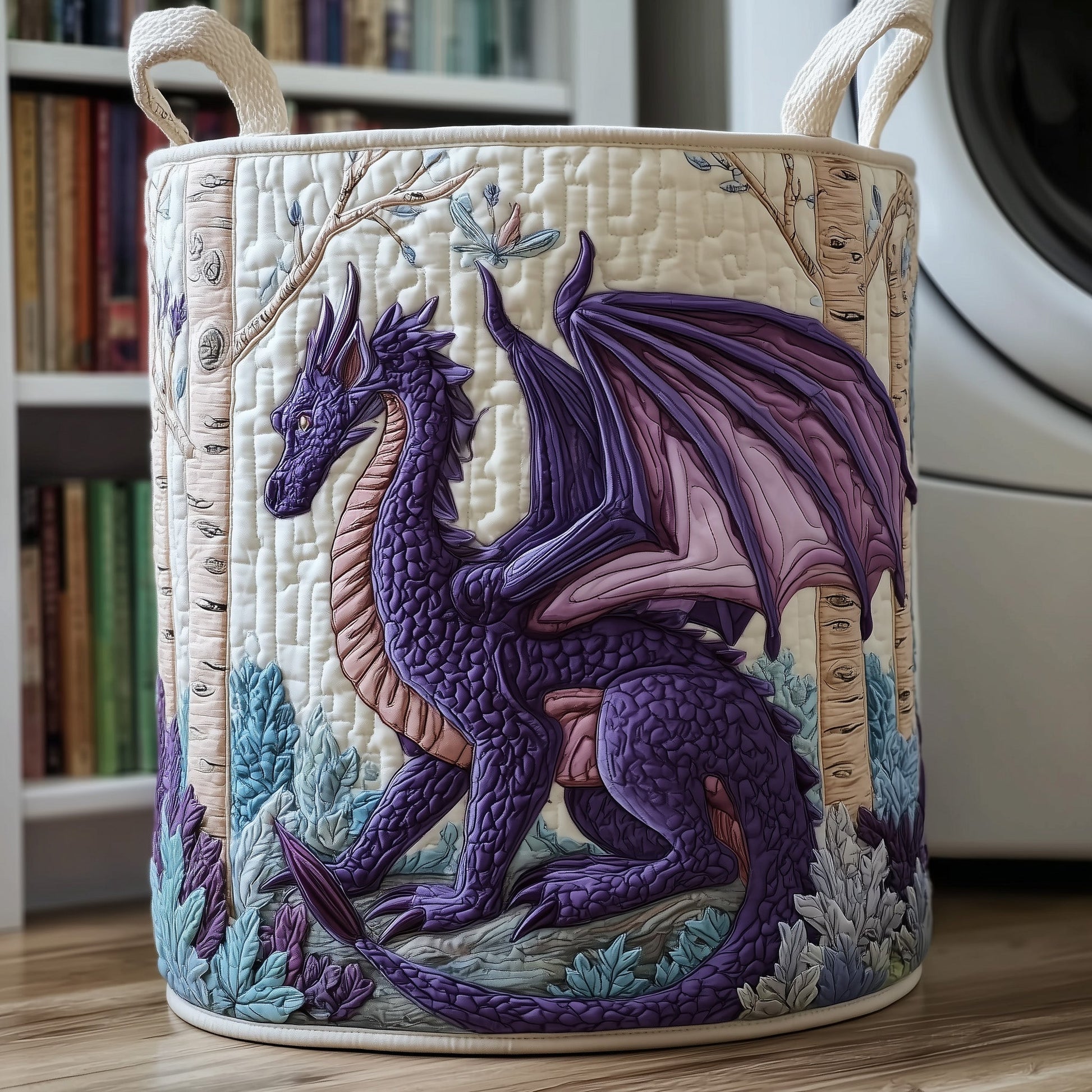 Dragon Laundry Basket Tote Bag