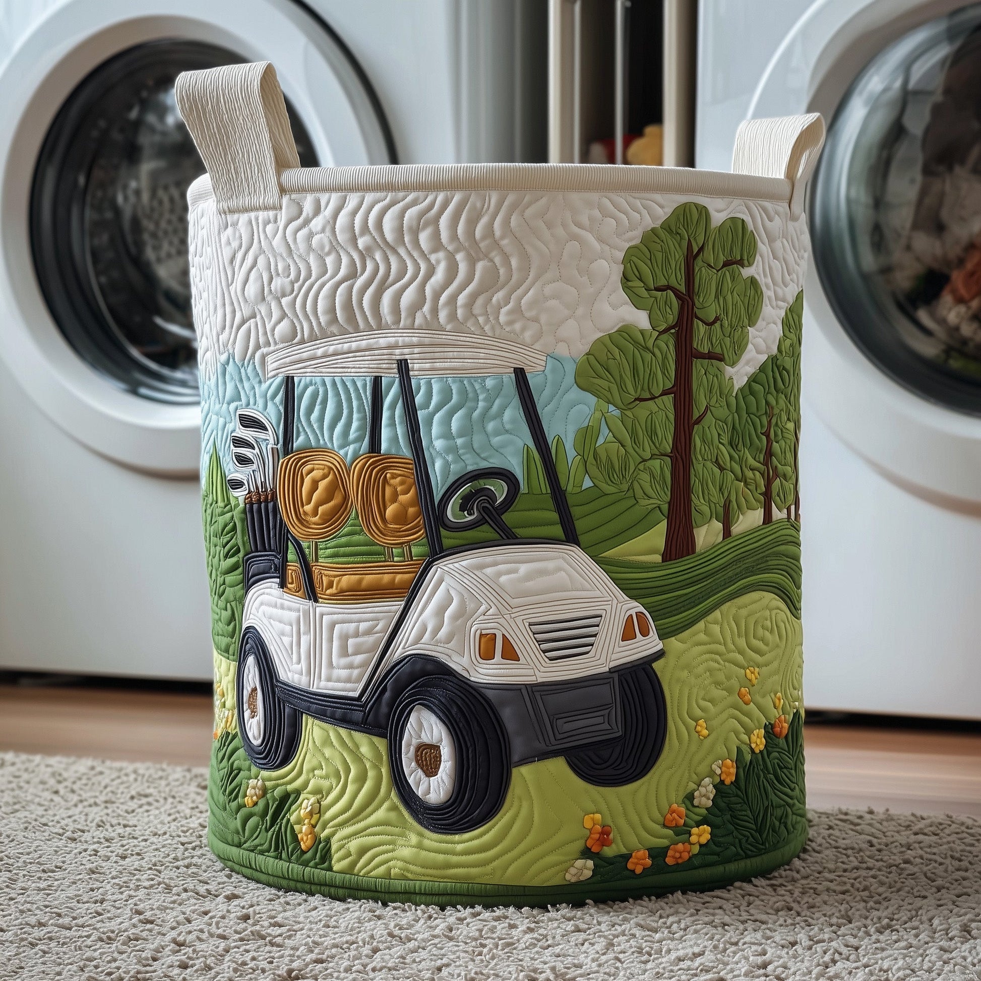 Fairway Dreams Laundry Tote Bag
