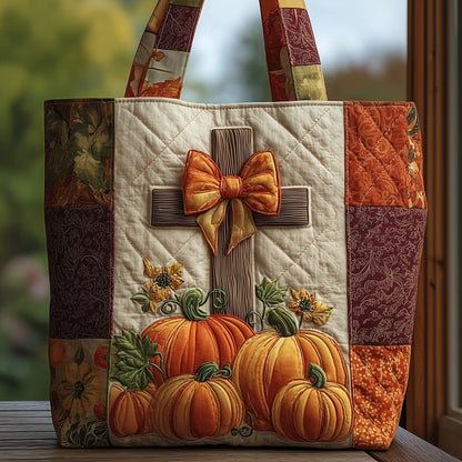 Everyday Autumn Blessings Quilted Tote