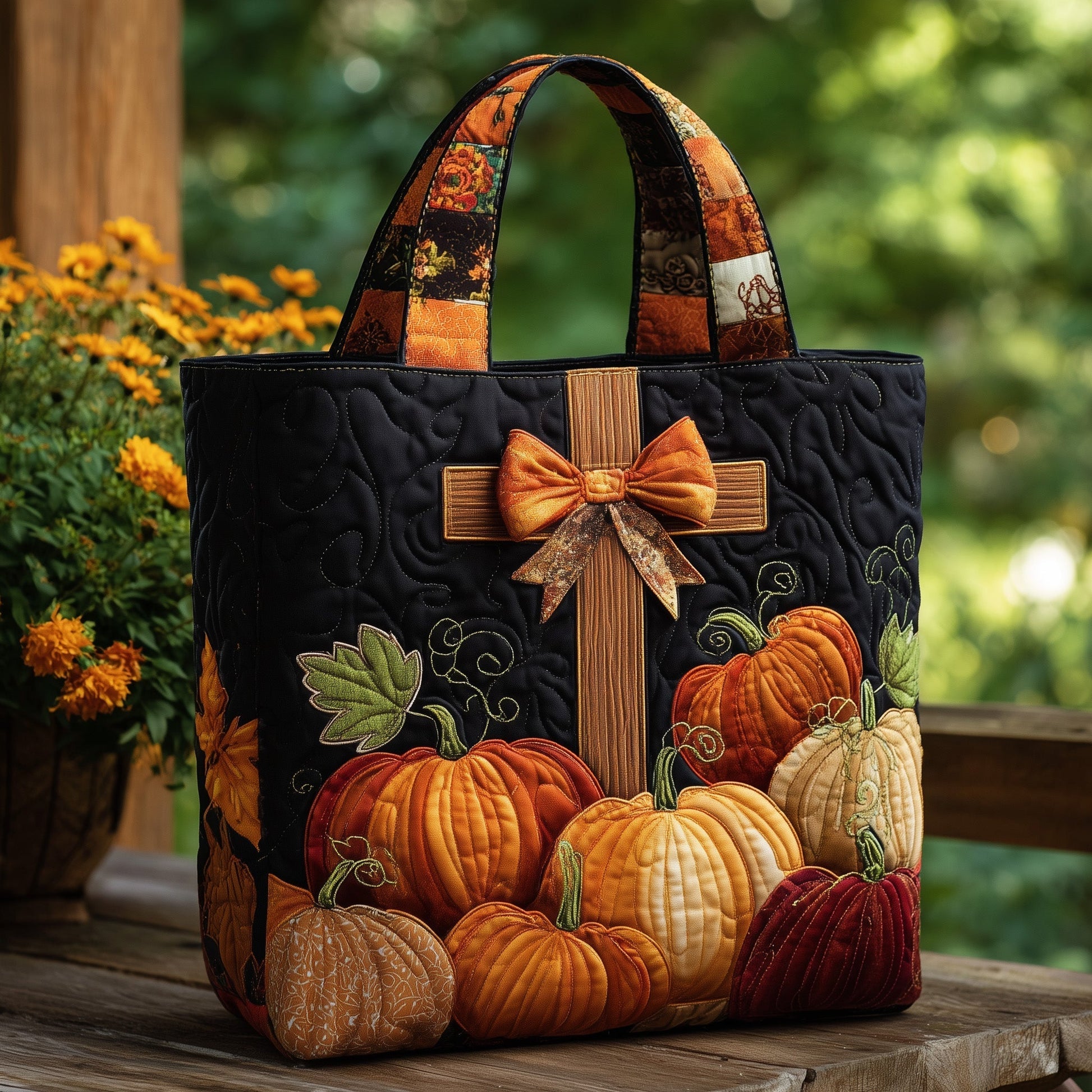 The Autumn Blessing Quilted Tote