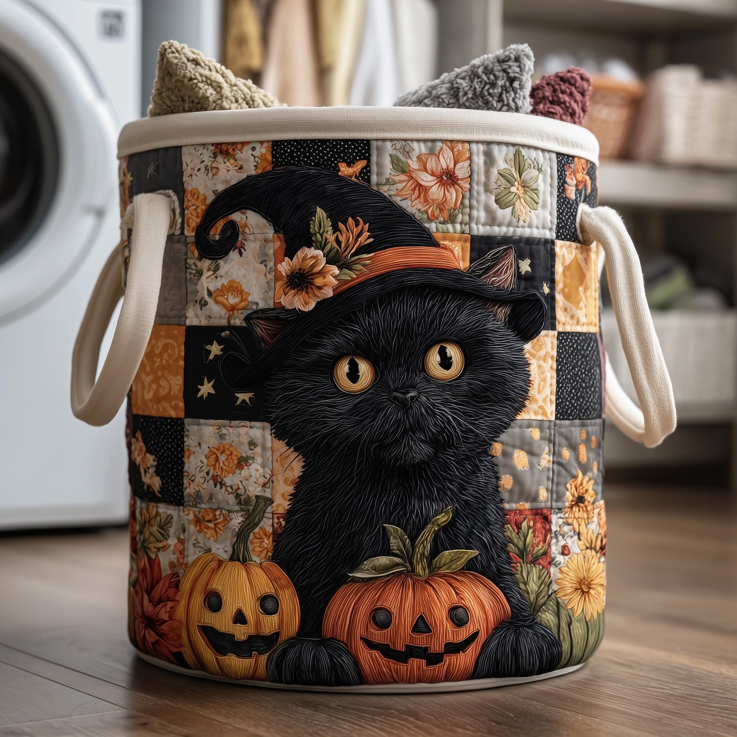 Moonlit Whisker Laundry Tote Bag