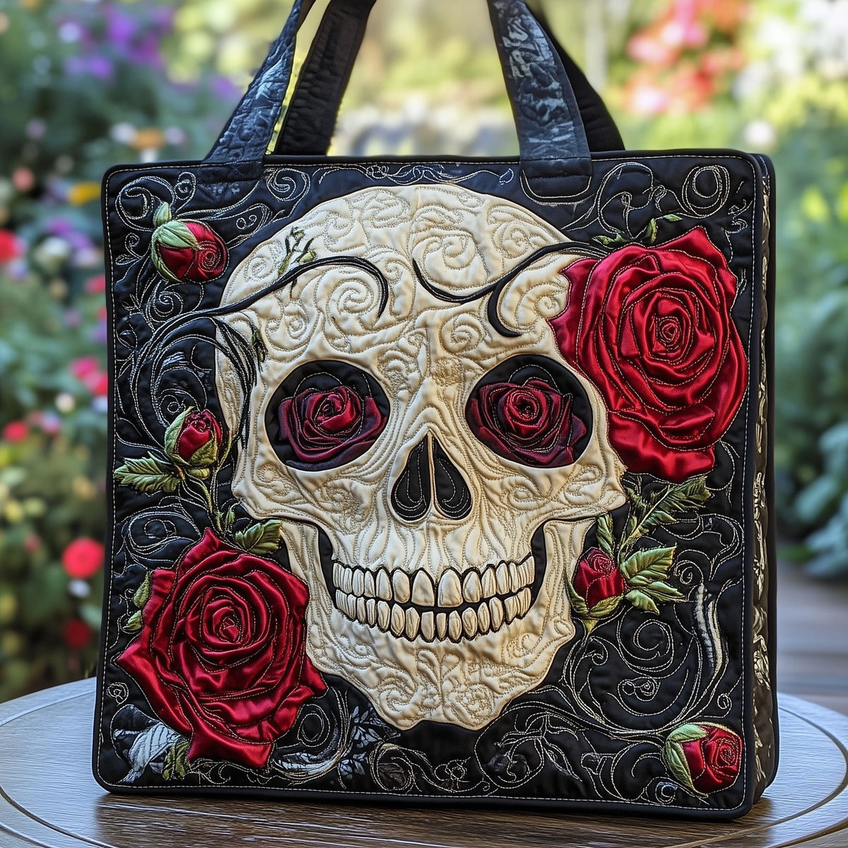 The Skull Elegance Tote Bag