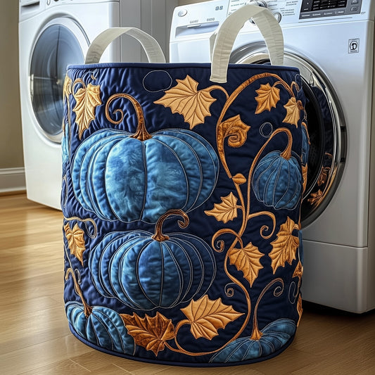 The Pumpkin Haven Quilted Laundry Basket Tote 1785