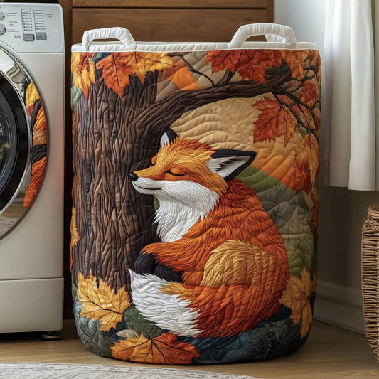 Autumn Fox Laundry Tote Bag