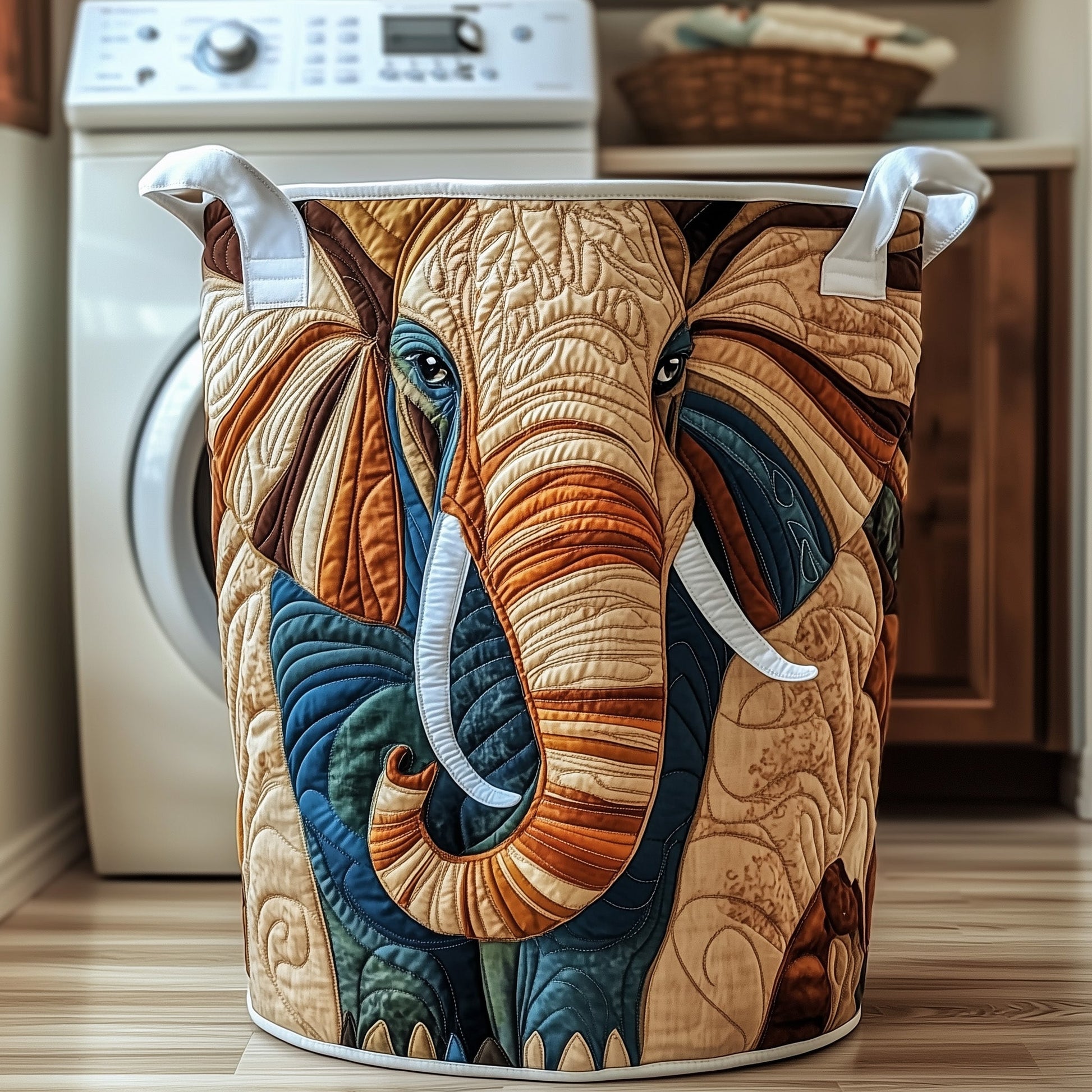 Everyday Elephant Quilted Tote Bag