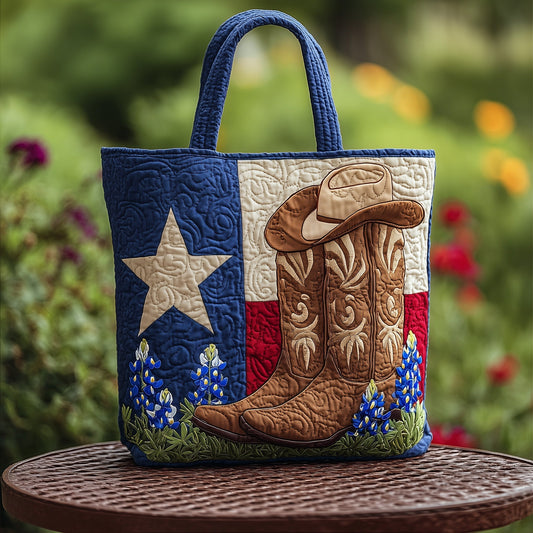 The Texas Cowgirl Quilted Tote