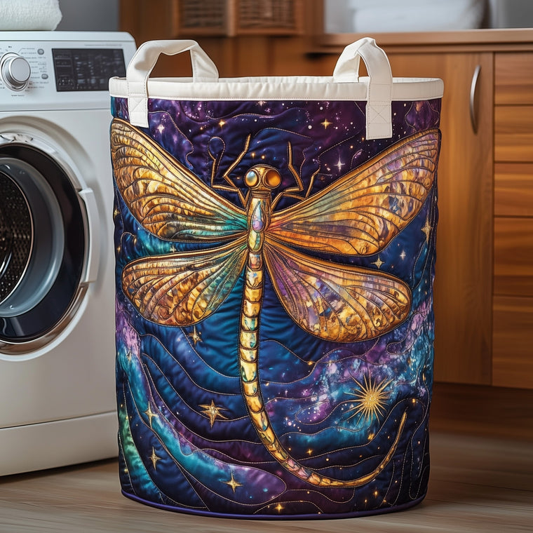 The Dragonfly Charm Quilted Laundry Basket Tote 1895
