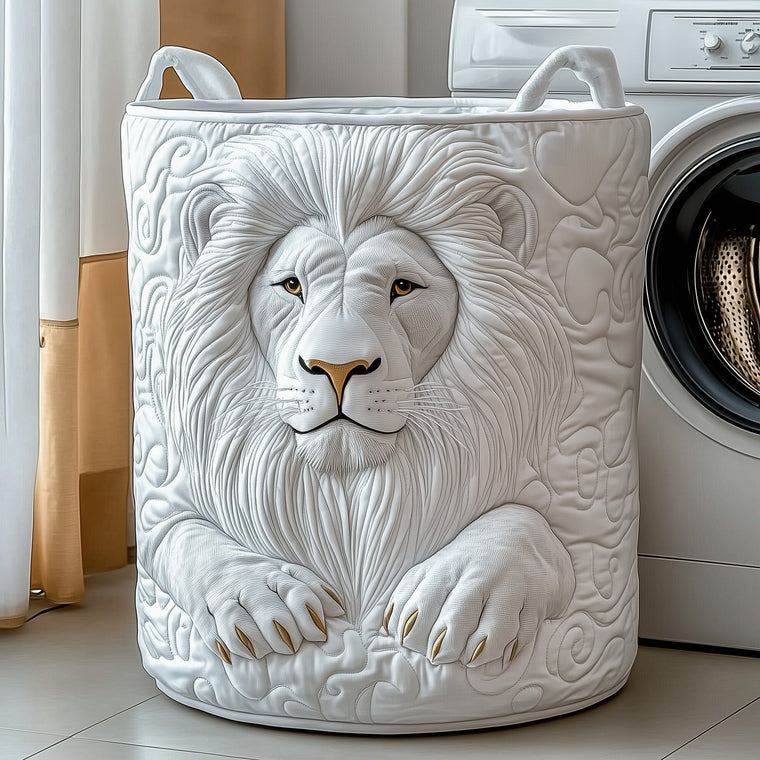 Majestic Lion Laundry Quilted Tote