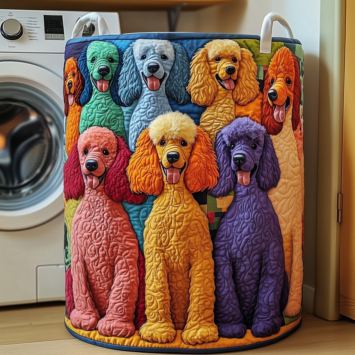 Everyday Poodle Quilted Tote Bag