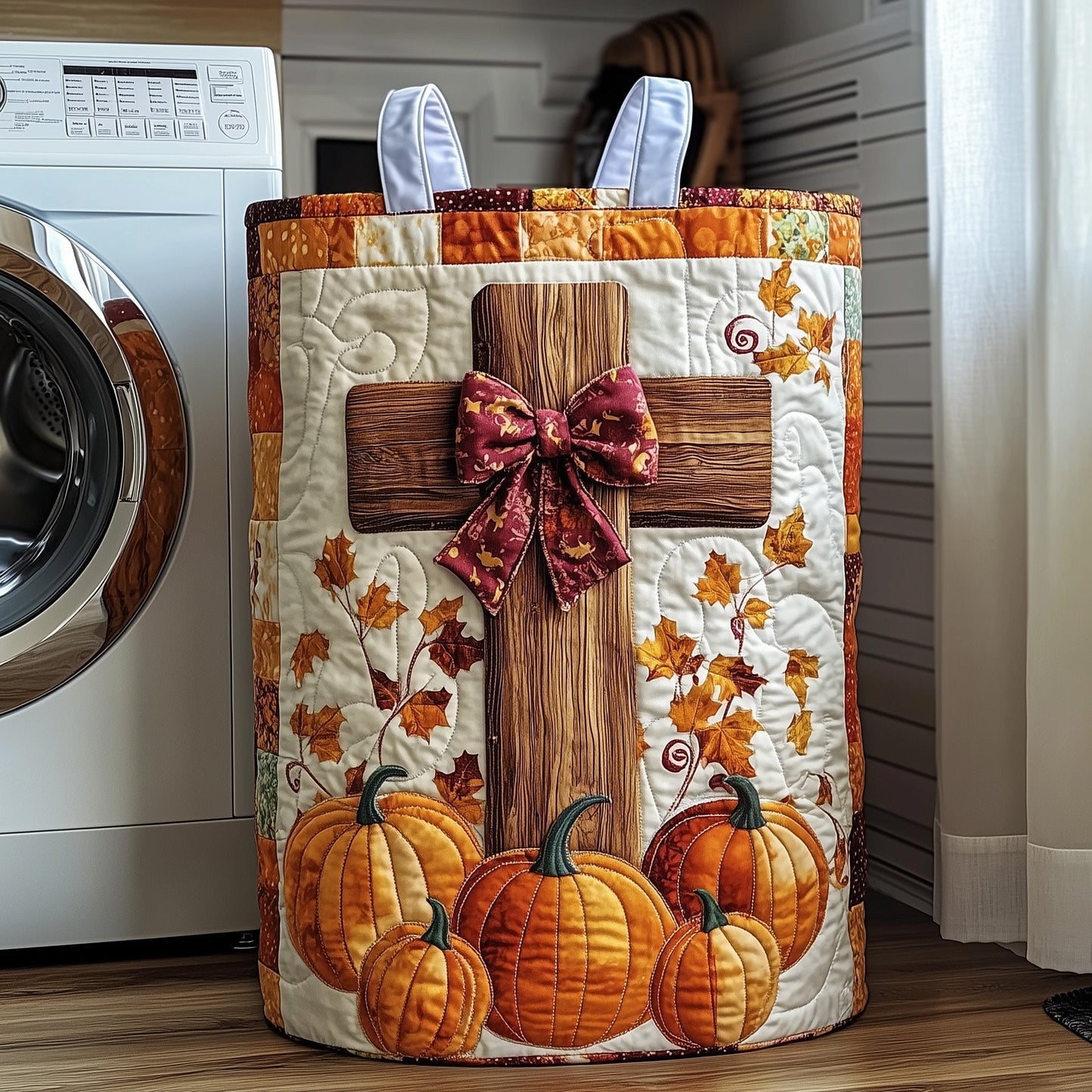 Fall Jesus Laundry Tote Bag