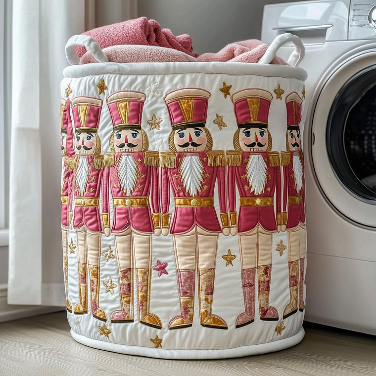 Festive Nutcracker Laundry Quilted Tote