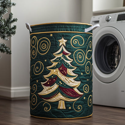The Jolly Pine Quilted Laundry Basket Tote 1988