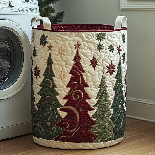 The Jolly Pine Quilted Laundry Basket Tote 1990
