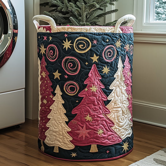 The Jolly Pine Quilted Laundry Basket Tote 1991