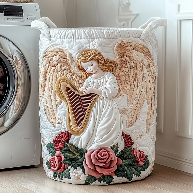 Christmas Angel Laundry Tote Bag