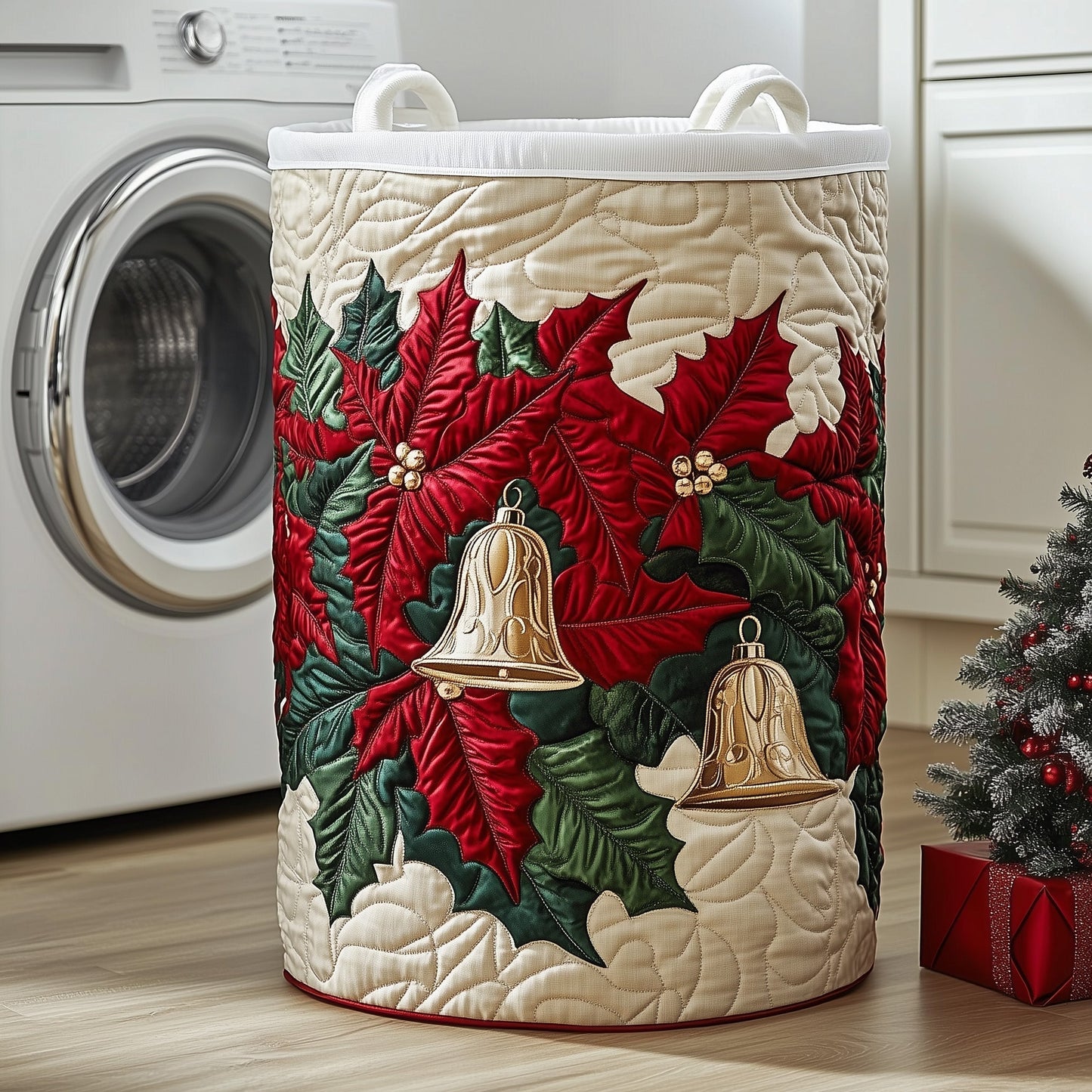 Festive Harmony Laundry Quilted Tote