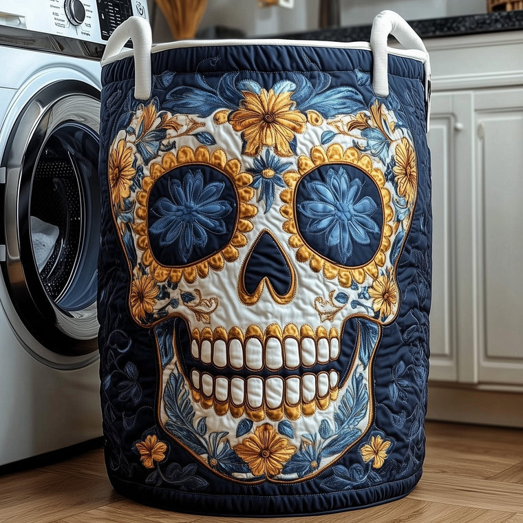 Fiesta Skull Laundry Quilted Tote